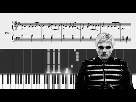 My Chemical Romance Welcome To The Black Parade Easy Piano Tutorial Sheets Tutorials By Hugo